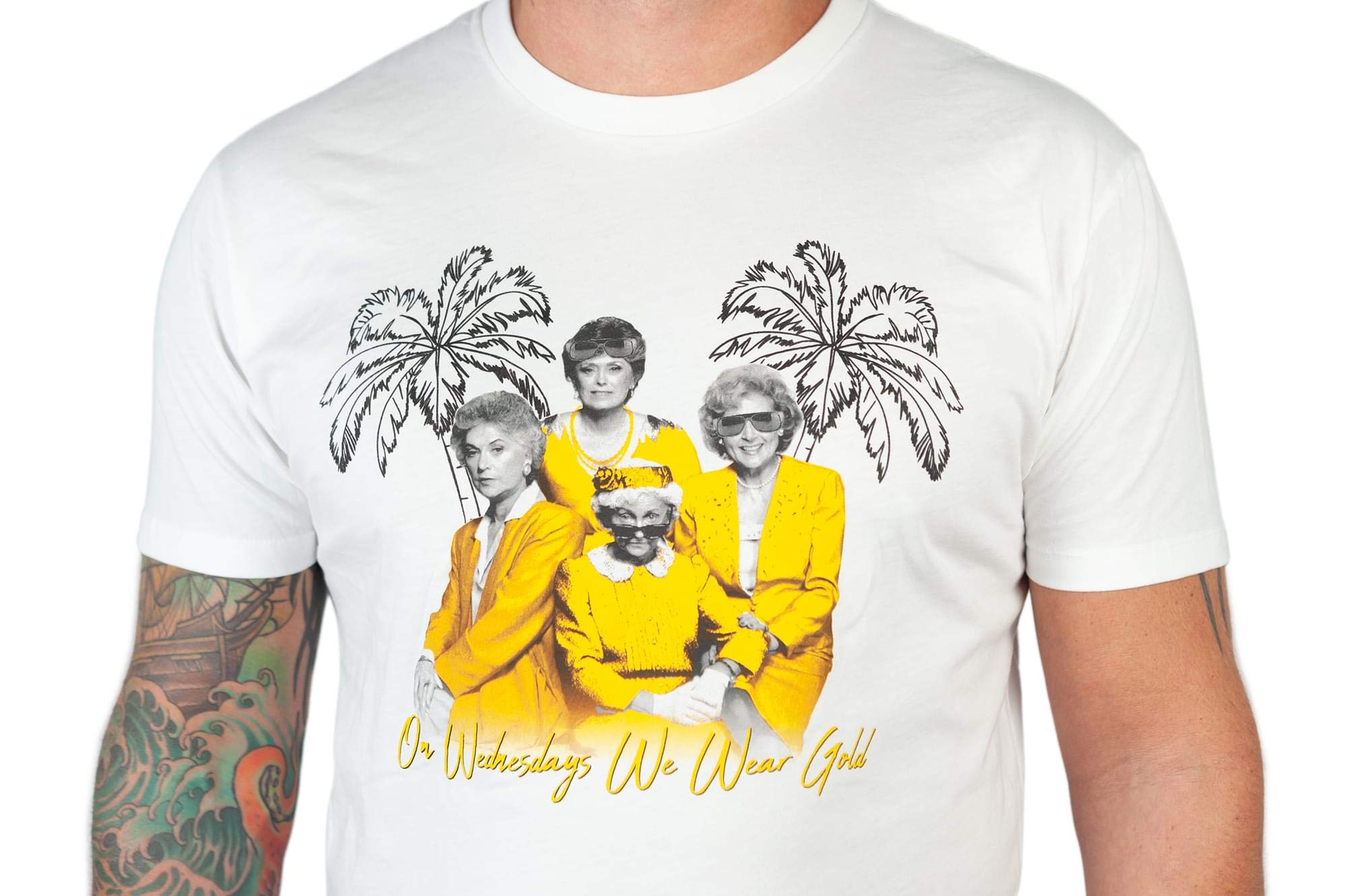The Golden Girls 'On Wednesdays We Wear Gold' Men's T-Shirt | Large