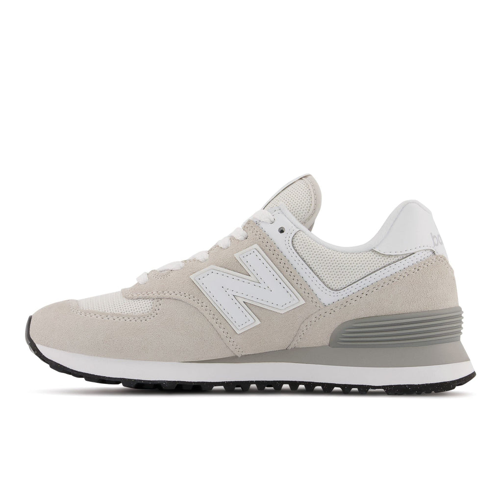 New Balance Women's 574 Core Sneaker, Nimbus Cloud/White, 9.5 Wide