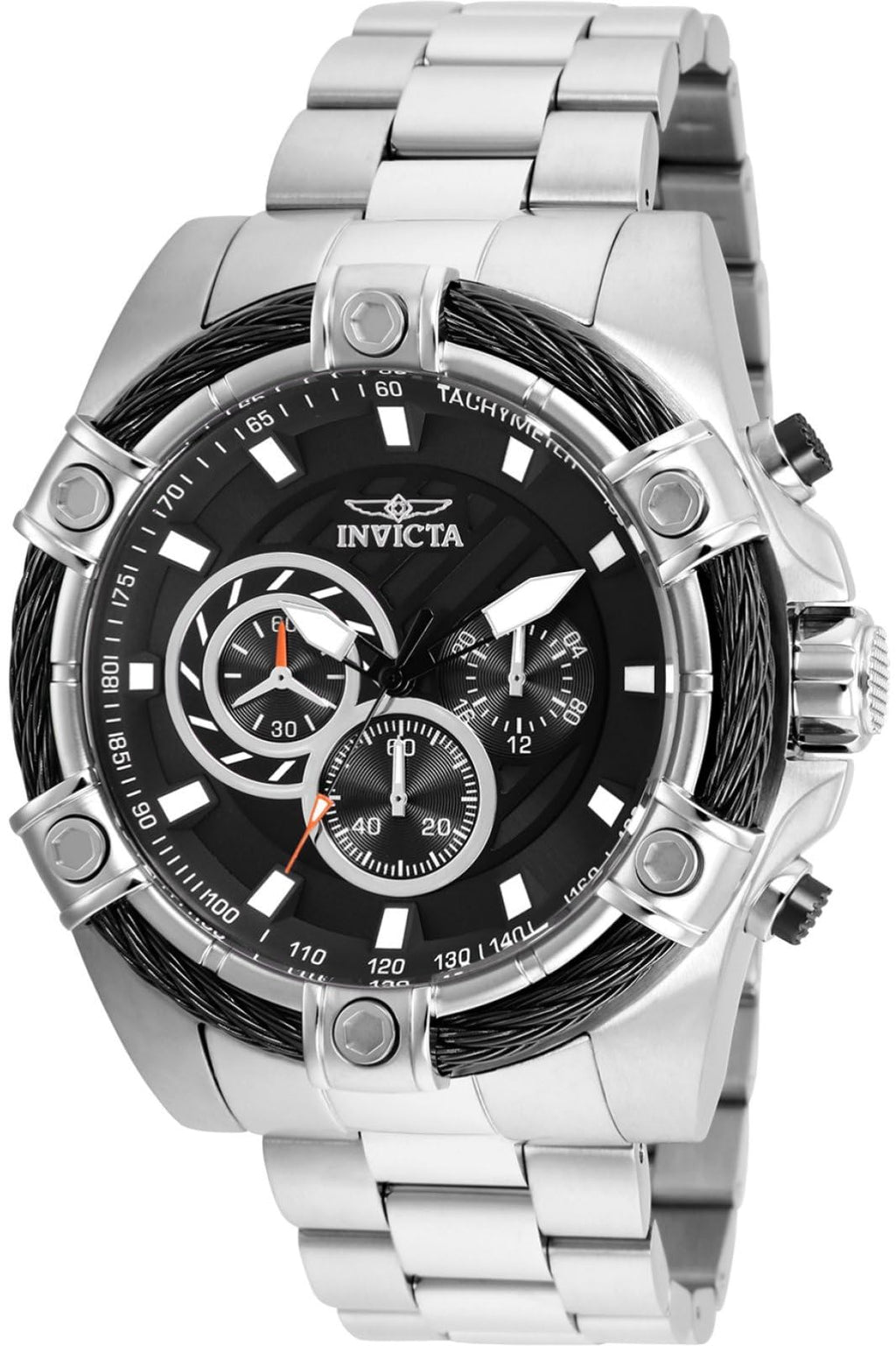Invicta Men's 25512 Bolt Analog Display Quartz Silver Watch
