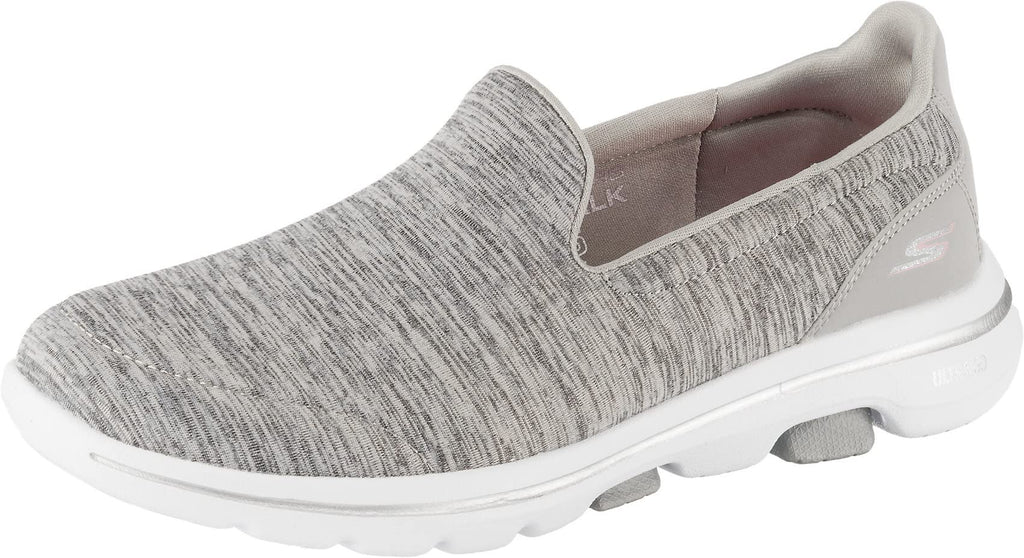 Skechers Women's Go Walk 5 Honor Sneaker, Grey, 7 Wide