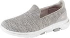 Skechers Women's Go Walk 5 Honor Sneaker, Grey, 7 Wide