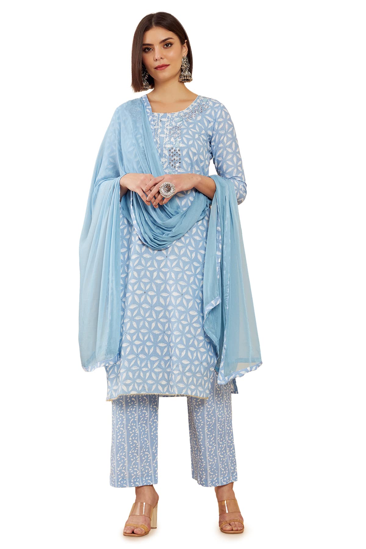 Soch Women Cotton Dress Material