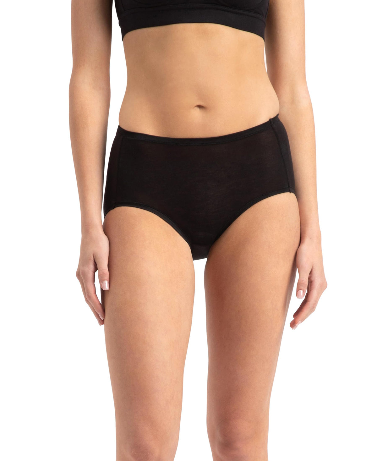 Jockey Jw03 WomenS Full Coverage Tencel Lyocell Elastane Stretch Mid Waist Full Brief With Concealed Waistband And Stayfresh Tr
