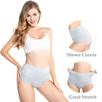 5-Pack High Waist Tummy Control Panties for Women, Cotton Underwear No Muffin Top Shapewear Brief Panties (5-Pack, Small)