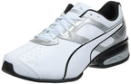 PUMA Men's TAZON 6 FM Cross Training Sneaker, Puma White-Puma Silver-Puma Black, 10.5