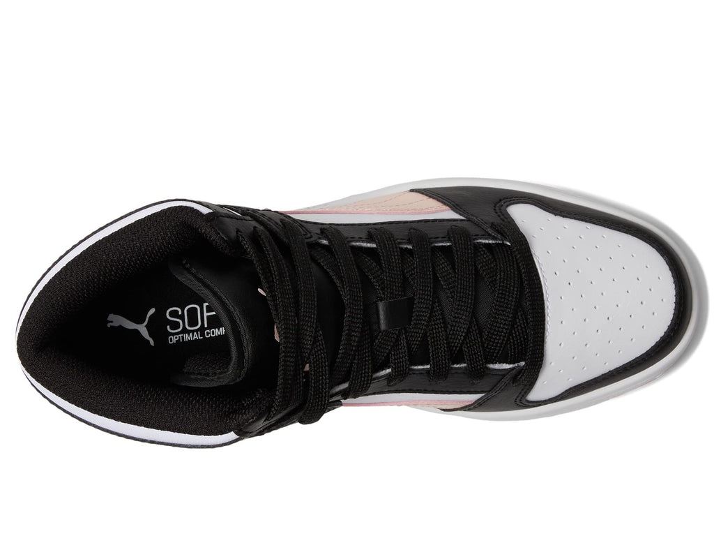 PUMA Rebound Layup Mid Sneaker, Black-Rose Dust, 6.5 US Unisex Big Kid