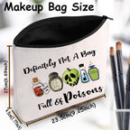 TSOTMO Evil Gift Queen Witchy Gift Poison Zipper Makeup Pouch Witch Poison Gift Poison Villains Inspired Gift Halloween Party Gi
