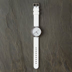 Archer Watch Straps - Silicone Quick Release Soft Rubber Replacement Watch Bands (White, 24mm)