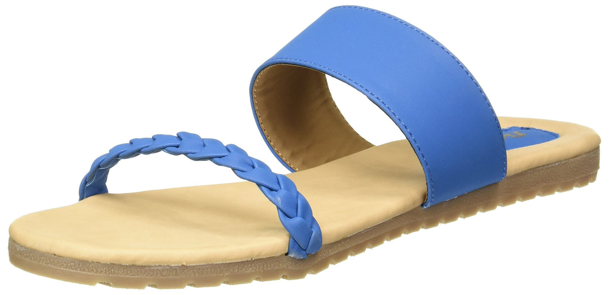 Bata Womens Janis Blue Slippers  6 UK/India (39 EU)(5719208) 6