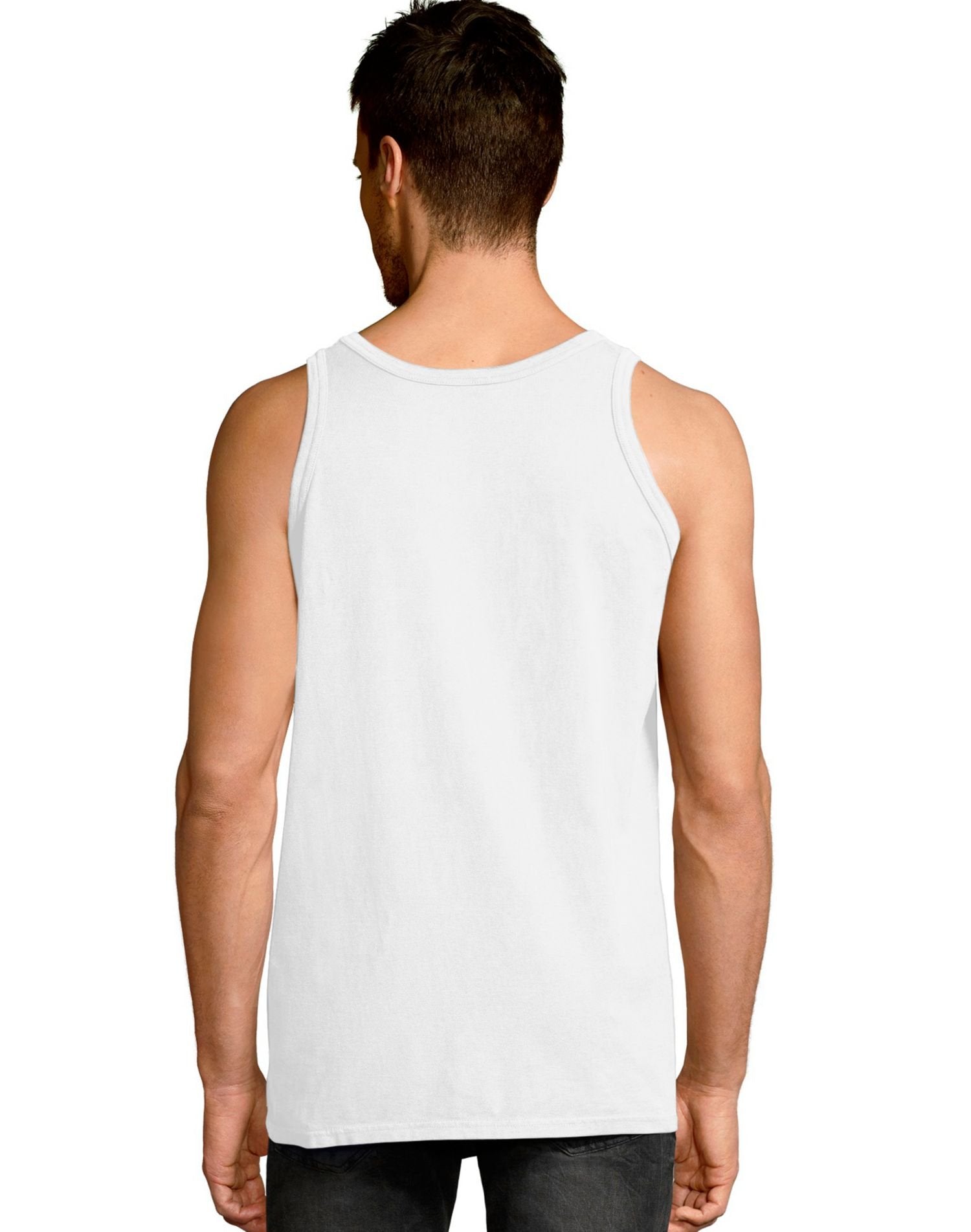 Unisex garment-Dyed Tank - BLAcK - S(D0102H7KV5T)