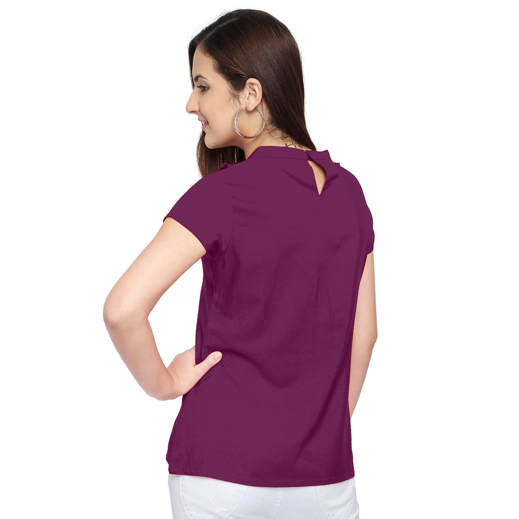 OOMPH! Western Dresses for Women Purple - mt61