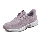 Orthofeet Women's Orthopedic Rose Knit Kita Hands-Free Sneakers, Size 7.5