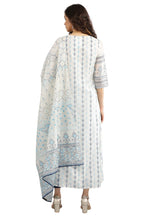 Aurelia Women'S Rayon A-Line Kurta, Tights & Dupatta