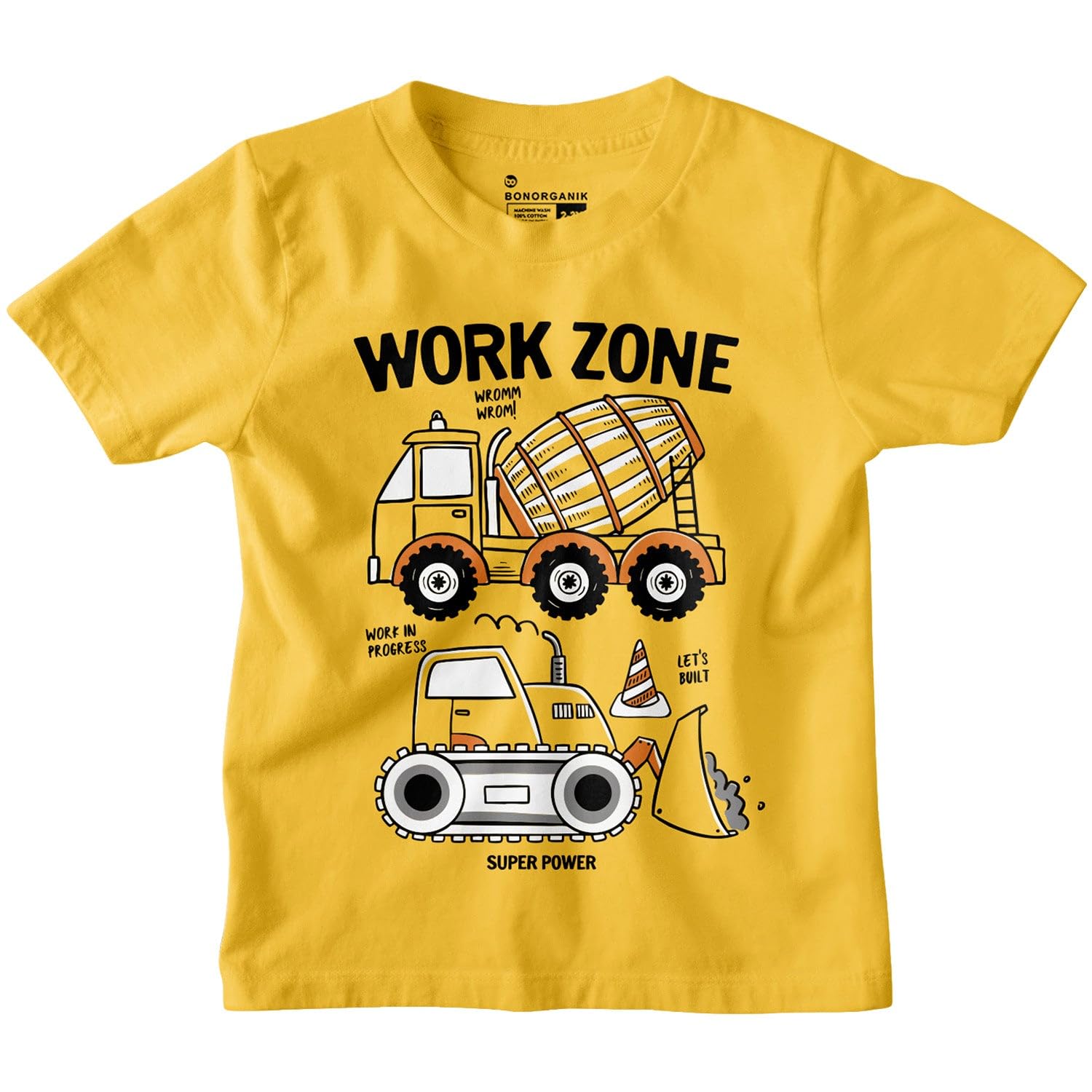 Bon Organik Boys Regular Fit T-Shirt (BON15057_Multi