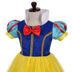 Dressy Daisy Toddler Little Girls' Princess Costume Fancy Dresses Up Halloween Party with Gold Threads Size 3 B
