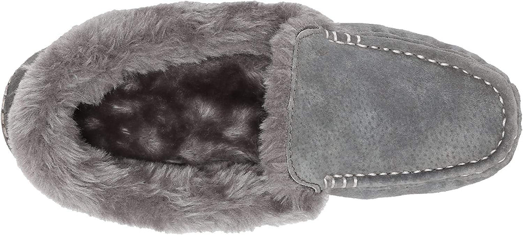 Lamo Women's Ausie Moc Slip-On Loafer, Charcoal, 8 M US