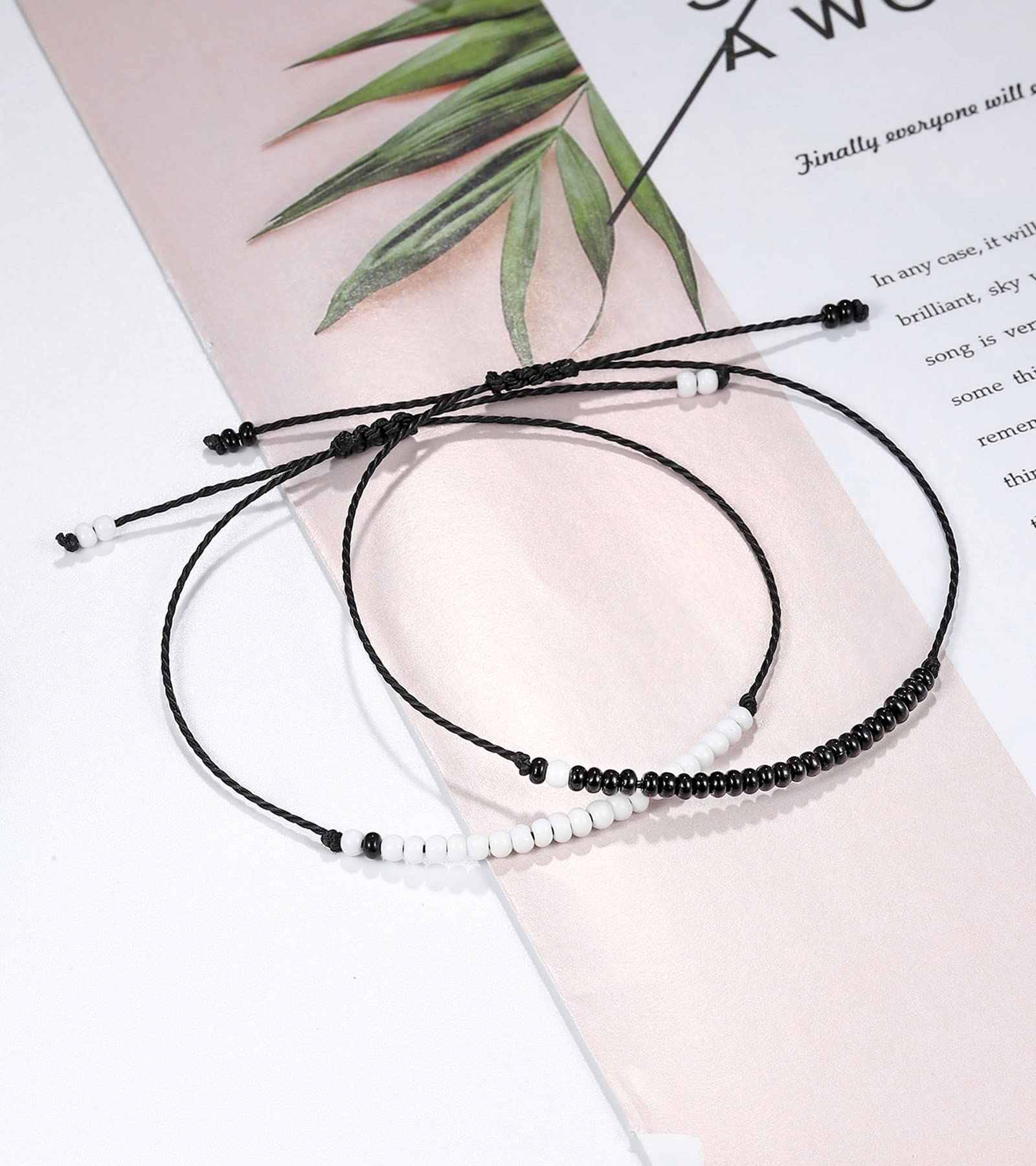 UNGENT THEM Valentines' Day Gifts for Him Her Boyfriend Girlfriend Matching Couples Relationship Bracelets Anniversary Birthday