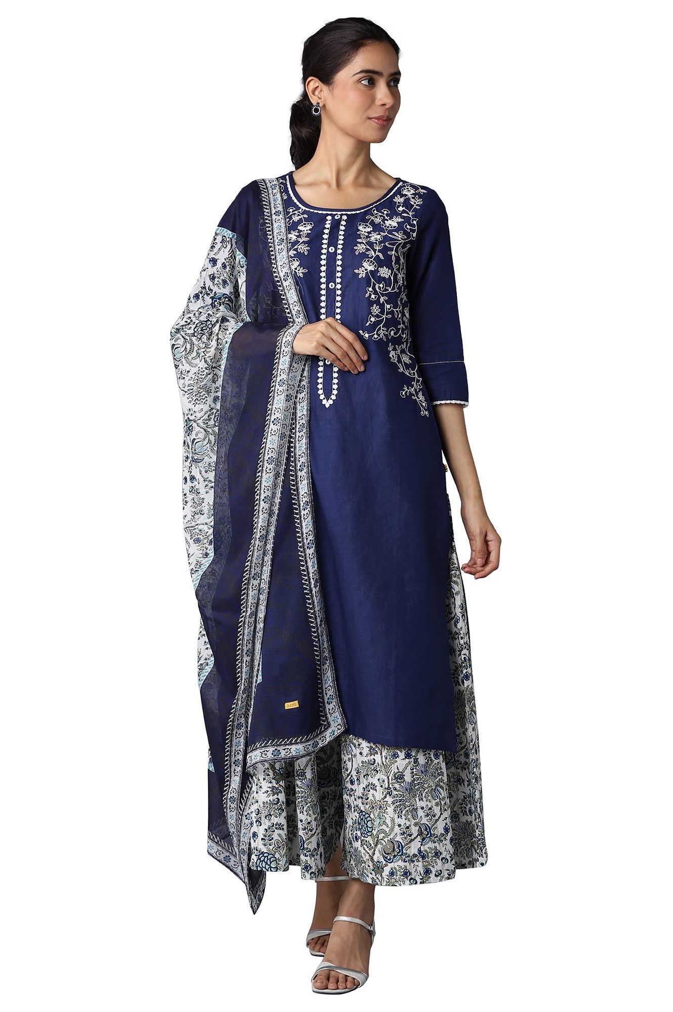 Aurelia Women'S Cotton Set (21Auas12599-603054_Blue