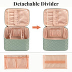 OCHEAL Makeup Bag,Large Travel Makeup Bag Organizer Cosmetic Bags for Women Washable Make Up Bag Makeup Organizer Case with Divi