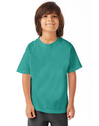 Youth garment-Dyed T-Shirt - BLAcK - XS(D0102H7DX9P)