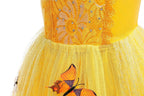 Dressy Daisy Toddler Girls' Princess Fancy Dress Up Costume with Accessories Halloween Outfit Butterfly Size 4-5 Yellow