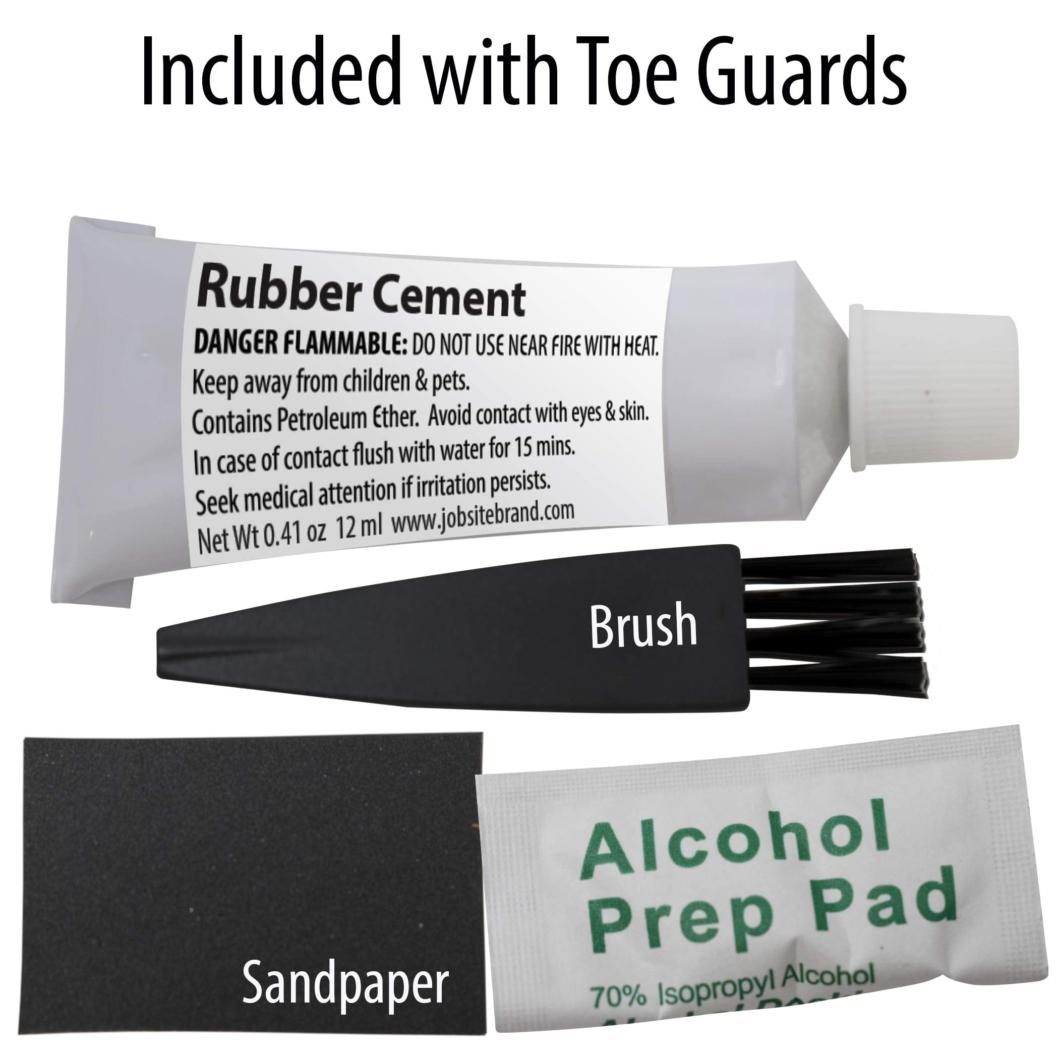 JobSite Boot Toe Guards - Black - 1 Pair