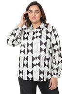 Vero Moda Curve Relaxed Fit Shirt (160492901_Jet Black_S)