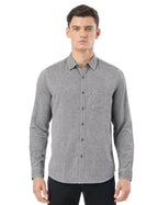 FYLTR Mens Solid Regular Fit Shirt (FYLSS23MS-015_Feelin Grey S)