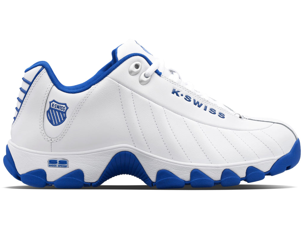 K-Swiss Men's ST329 CMF Sneaker, White/Classic Blue, 9 XW