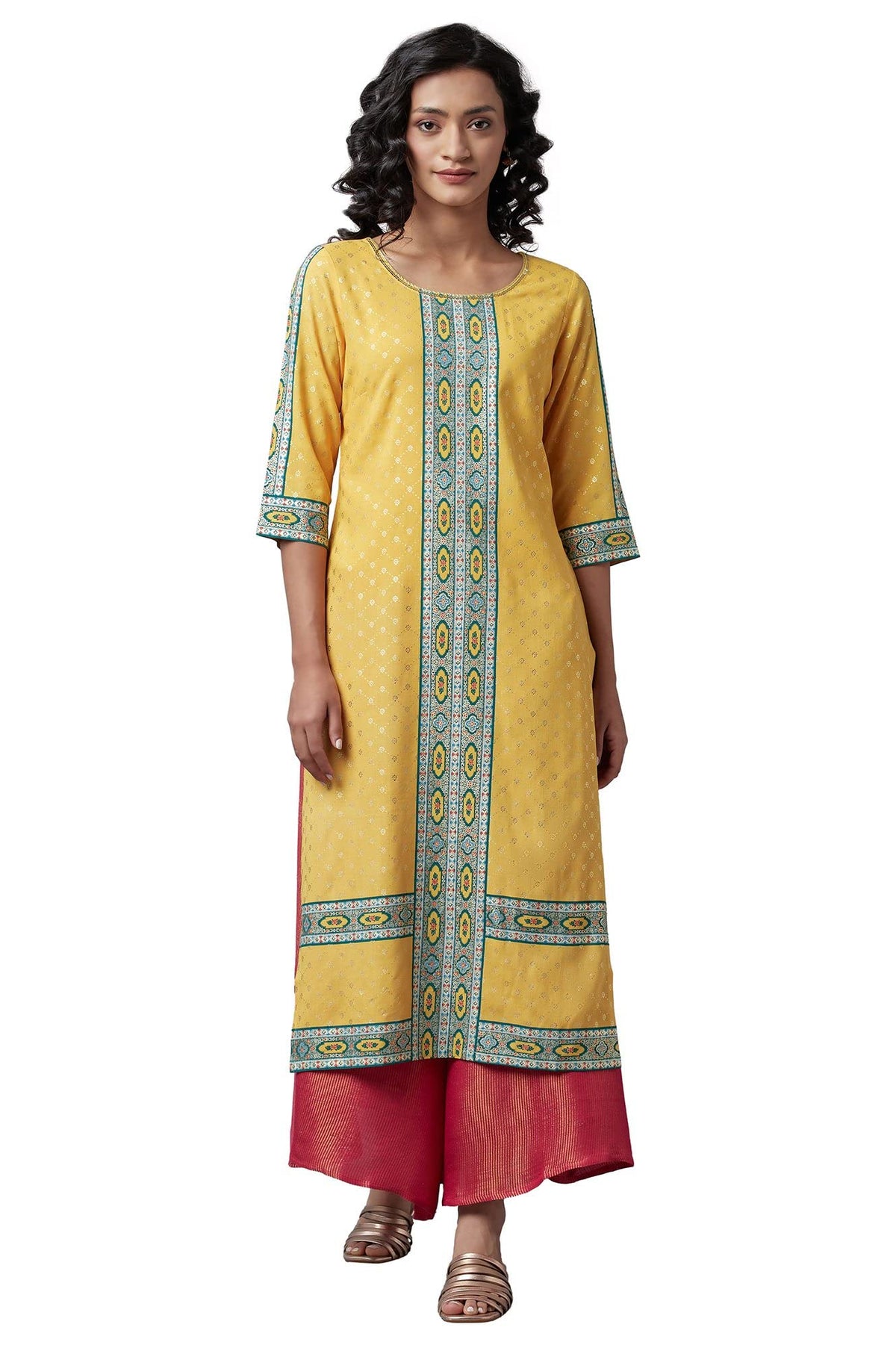 Aurelia Womens Viscose Regular Shirt (23AUA13145-505212_Green
