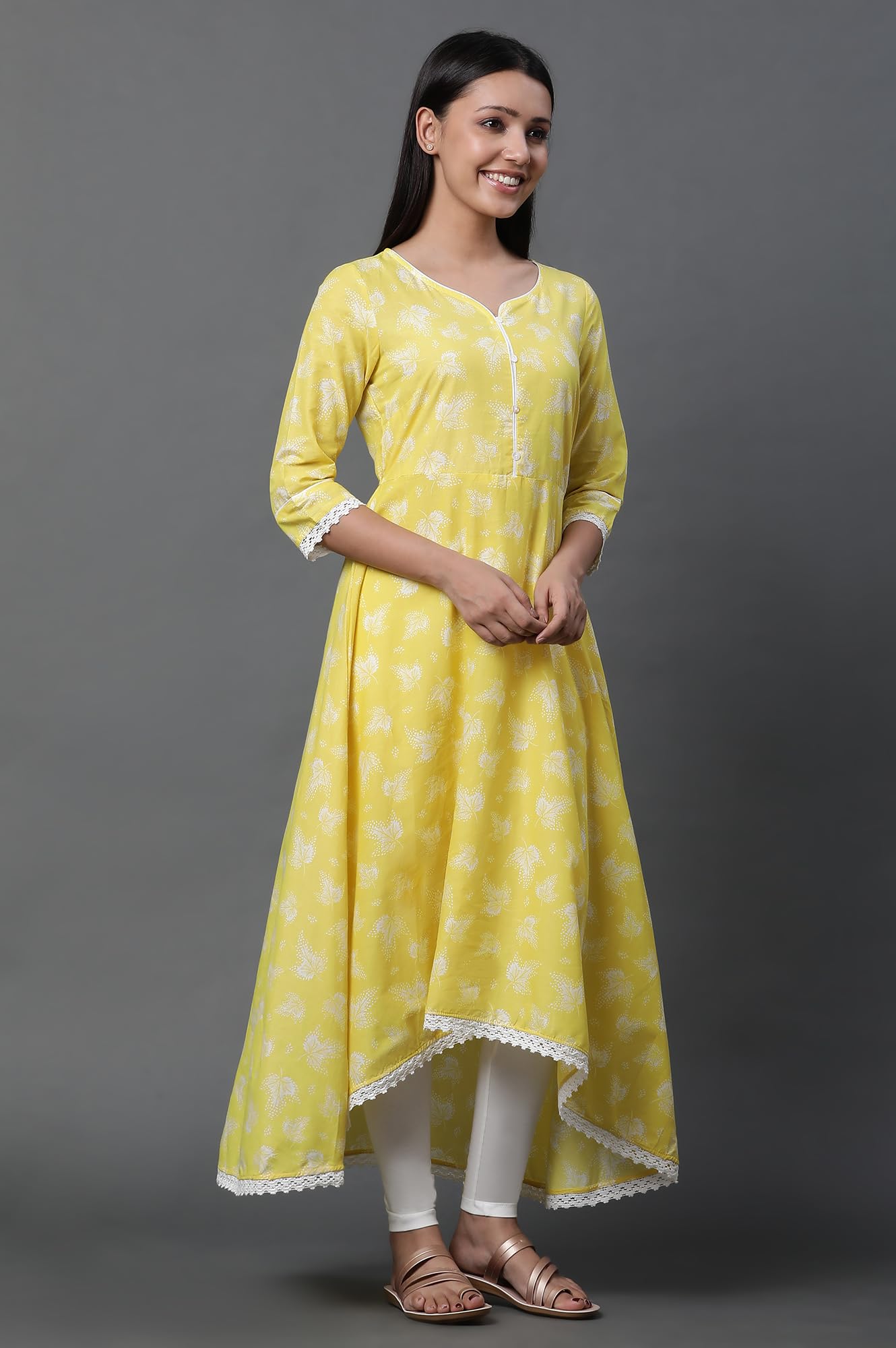 Aurelia Cotton Women'S Regular Kurta Set
