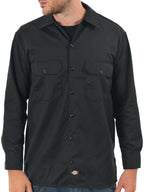 Unisex Long-Sleeve Work Shirt - NAVY - S(D0102H7ZgXX)