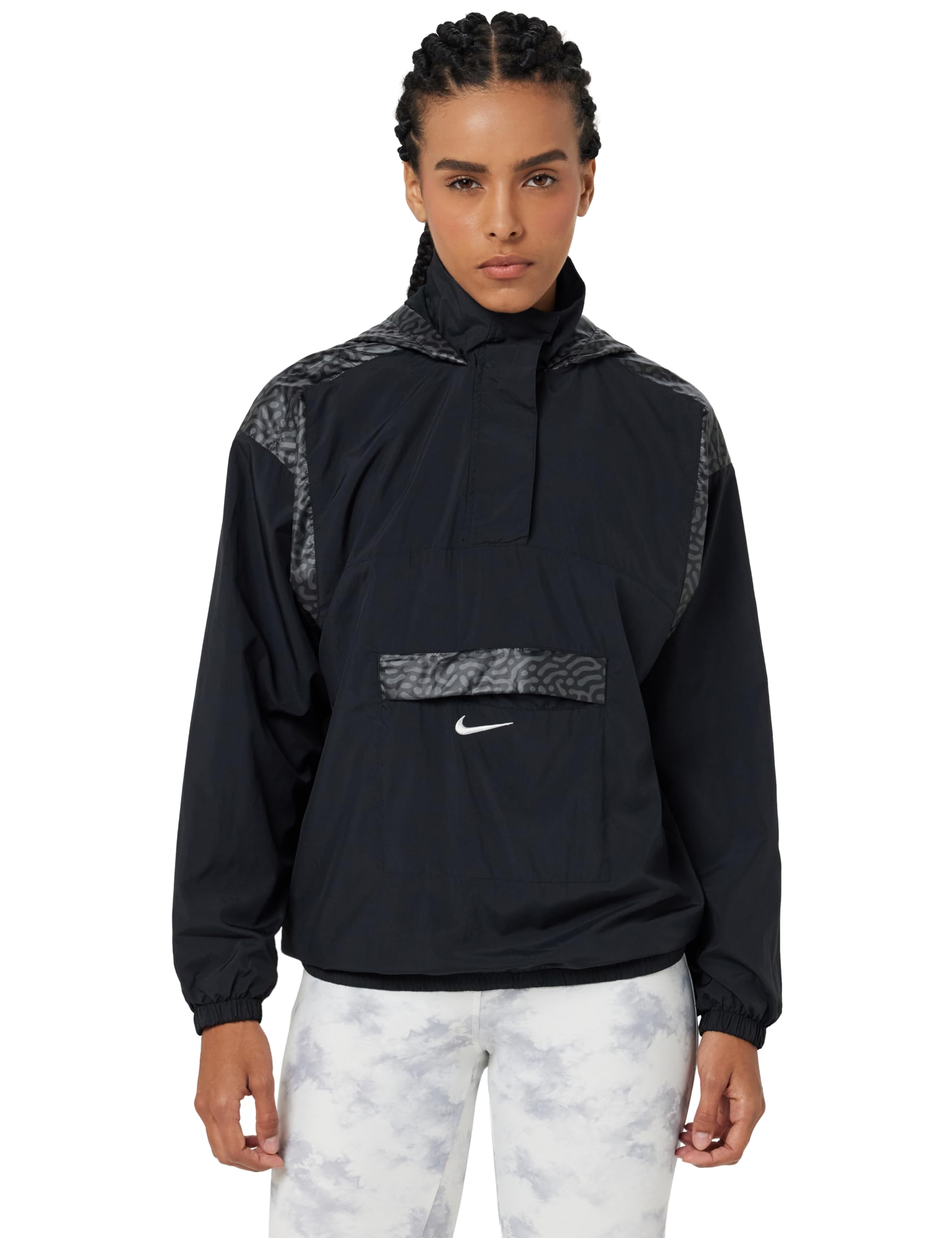 Nike Cotton Nsw Sprtshn Qz Wvn Standard Length Hoodie Jkt Men Jackets & Coats
