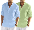 Zartha MenS Regular Fit Solid Pattern Cotton Polyester Blend Kurta With Spread Collar Long Sleeve And Standard Length | Shirt F