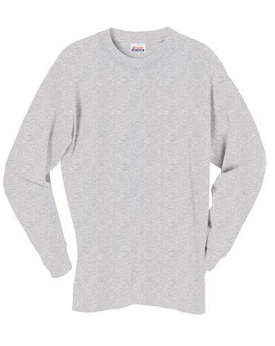 Mens 52 oz comfortSoft cotton Long-Sleeve T-Shirt - WHITE - S(D0102H7KTBX)