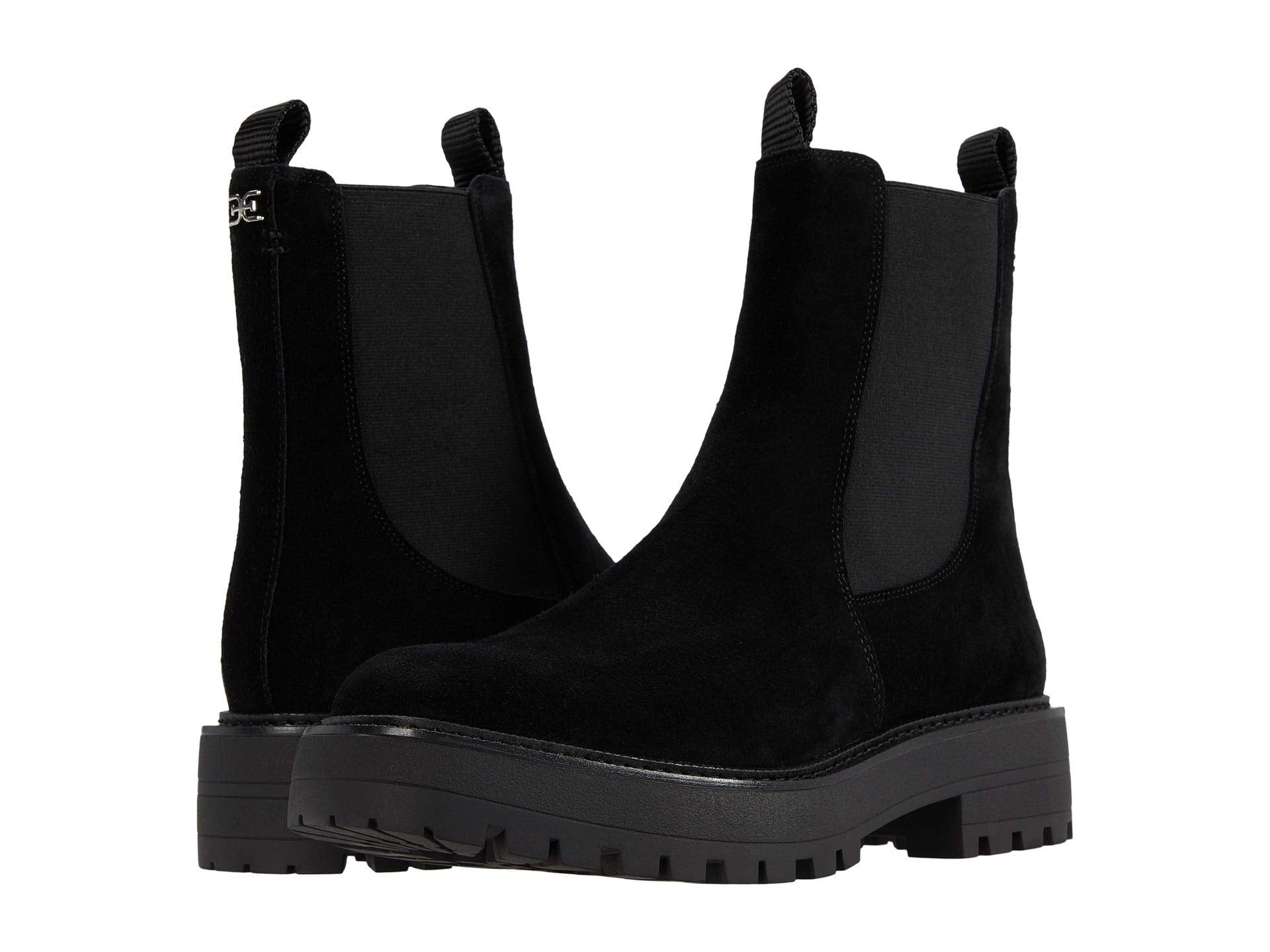 Sam Edelman Women's Laguna Chelsea Boot, Black Suede, 5