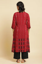 W For Woman Kurta & Parallel Pant_22Fews17579-312192_S