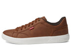 Levi's Men's Carter NB Sneaker, Tan/Dark Brown, 10.5