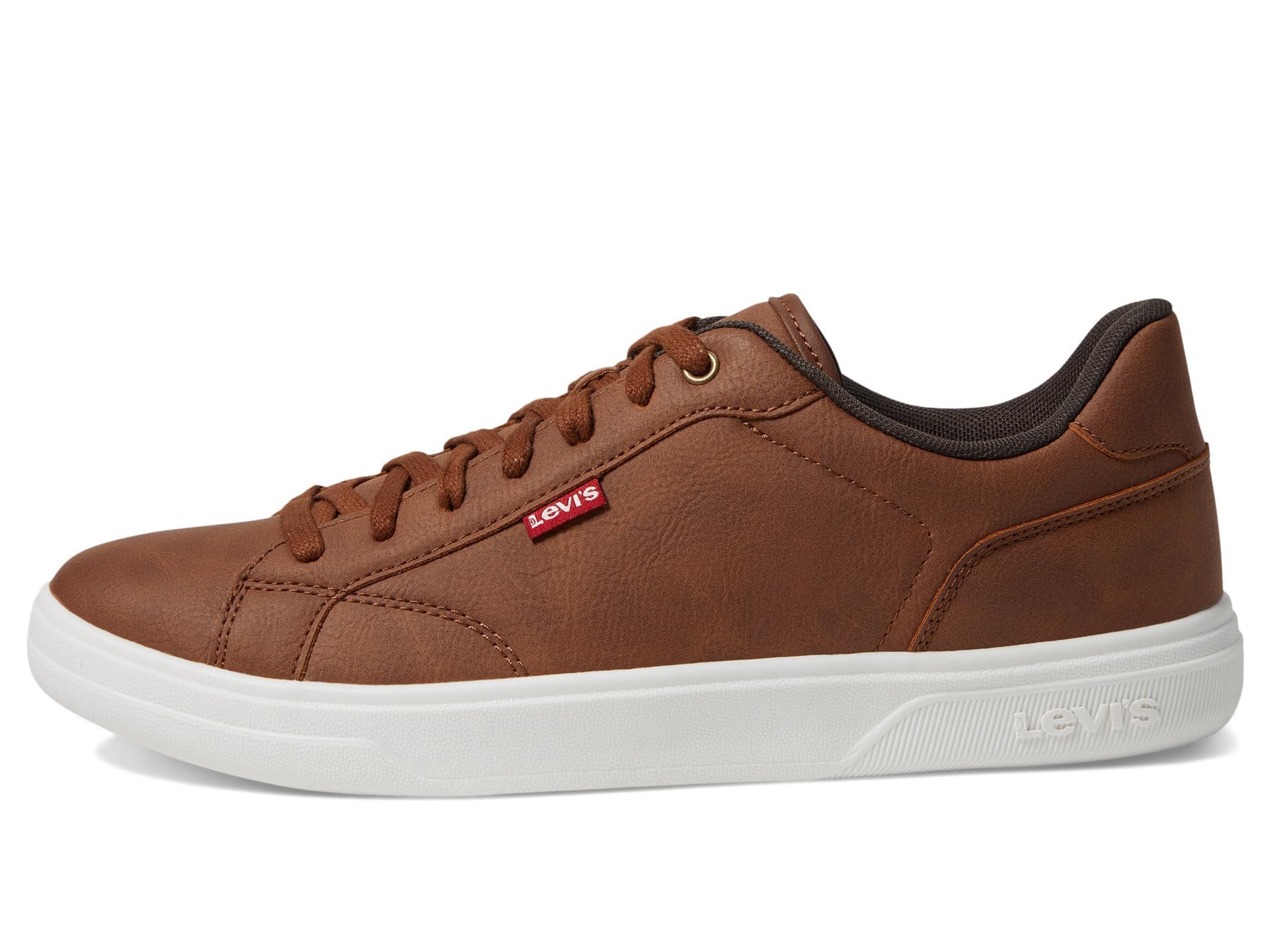Levi's Men's Carter NB Sneaker, Tan/Dark Brown, 11