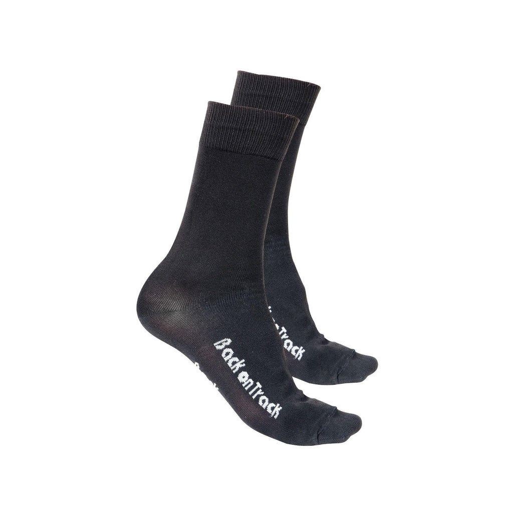 Back on Track Regular Socks 1510 with Welltex Technology, Black, Large