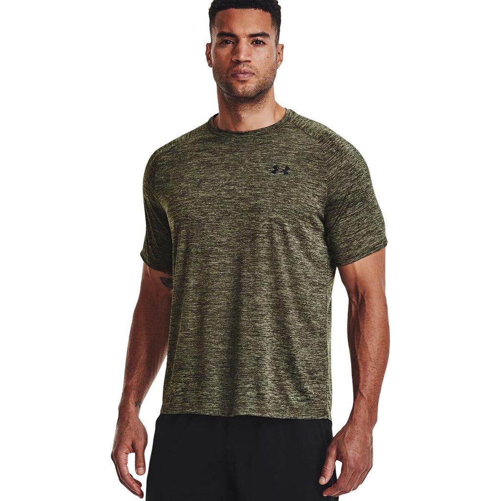 Under Armour Men's Tech 2.0 Short-Sleeve T-Shirt, (390) Marine OD Green / / Black, Large
