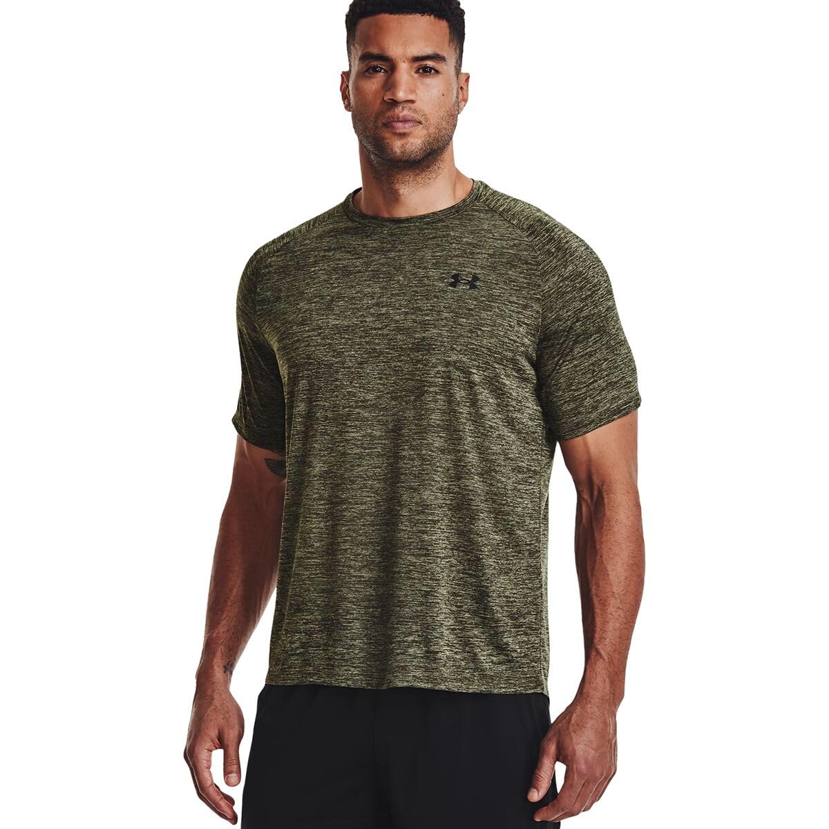 Under Armour Men's Tech 2.0 Short-Sleeve T-Shirt, (390) Marine OD Green / / Black, Large