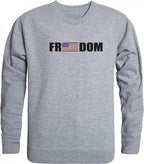 Graphic Crewneck, Freedom, H.Grey, L