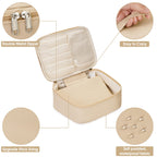 Narwey Travel Makeup Bag Large Cosmetic Bag Make up Case Organizer for Women