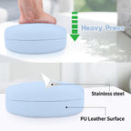 CHZZMS 2 PACK Large Hard Shell Sunglasses Case, Protective Case For Sunglasses and Eyeglasses (blue+pink)