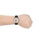 Fossil Men's Townsman Automatic Stainless Steel and Leather Two-Hand Skeleton Watch, Color: Rose Gold/Navy (Model: ME3171)