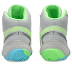 ASICS Men's Snapdown 4 Wrestling Shoes, 8.5, Glacier Grey/Lime Burst