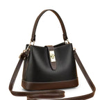 ADISA Womens Girls Bucket Cross Body Bag with Sling (SL5139_Black)