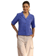 Libas Self Design Cotton Casual Shirt-98356Xxl
