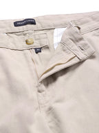 Dennis Lingo Slim Fit Solid Beige Cargo for Men
